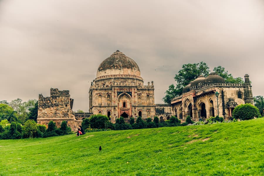 Lodi Garden in Delhi, showcasing tombs from the Sayyid and Lodi dynasties