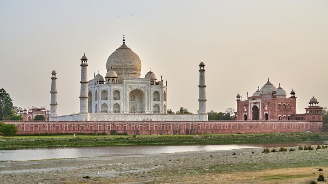 The Taj Mahal in Agra, the pinnacle of Mughal Indo-Islamic architecture