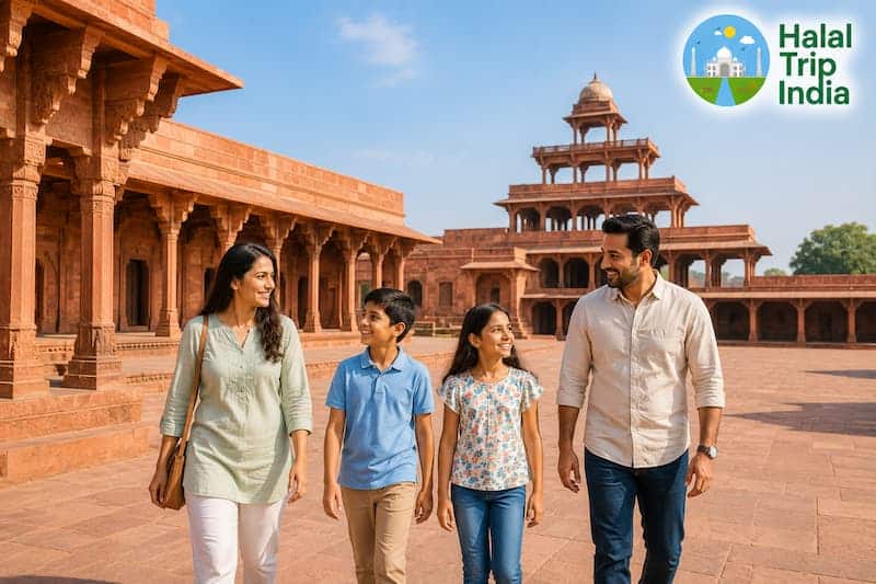 Fatehpur Sikri day trip from Agra for halal travel guide visitors