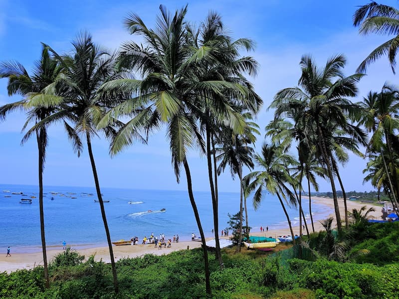 Portuguese-era church and coastal landscape on a Halal-friendly Goa beach tour