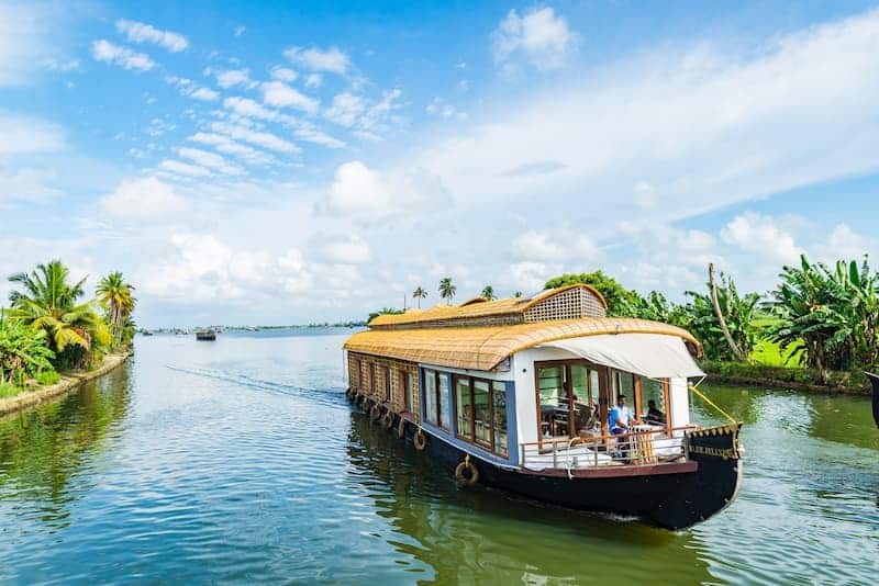 Serene Alleppey backwaters on a Halal-friendly Kerala vacation