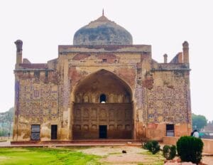 Chini Ka Rauza's glazed tilework, a distinctive Mughal-era tomb in Agra
