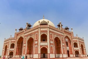 The breathtaking exterior of Humayun's Tomb Delhi, the first garden tomb in the Indian subcontinent