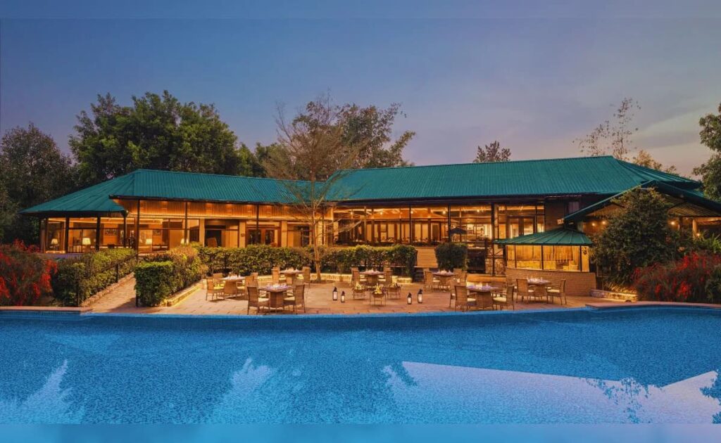 Muslim travelers at a luxury halal-friendly resort in Jim Corbett