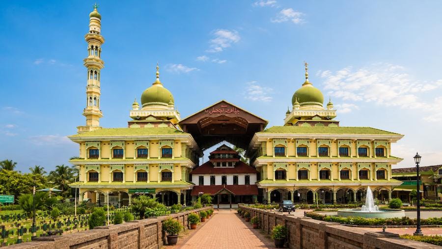 Hazrat Malik Deenar Grand Juma Masjid in Kasaragod, the second-oldest mosque in the subcontinent