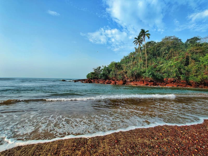 Marari Beach's golden sands, a popular Halal-friendly honeymoon spot near Alleppey