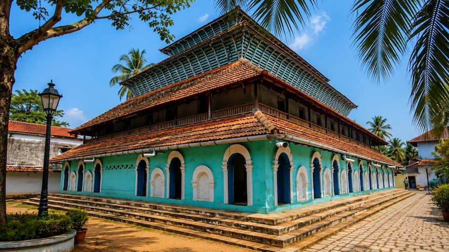 Mishkal Mosque in Calicut, built by a wealthy 14th-century Muslim merchant