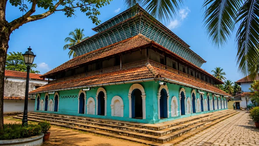 Mishkal Mosque in Calicut, built by a wealthy 14th-century Muslim merchant