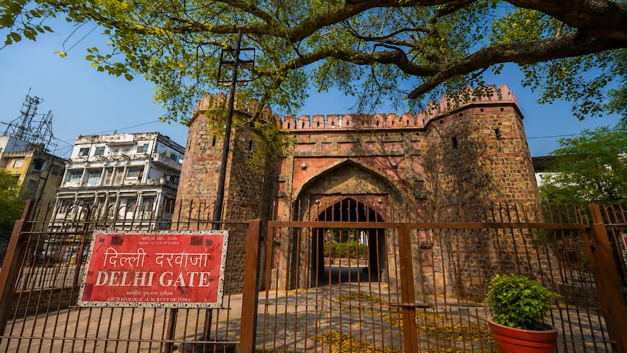 Delhi Gate, one of the surviving entrances to Shah Jahan's walled city of Shahjahanabad