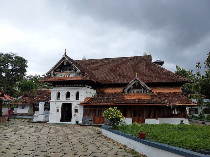 The 1,100-year-old Thazhathangadi Juma Masjid near Kumarakom, one of the world's oldest mosques