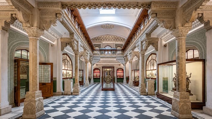 The 2,300-year-old Egyptian mummy Tutu, a rare exhibit at Albert Hall Museum in Jaipur