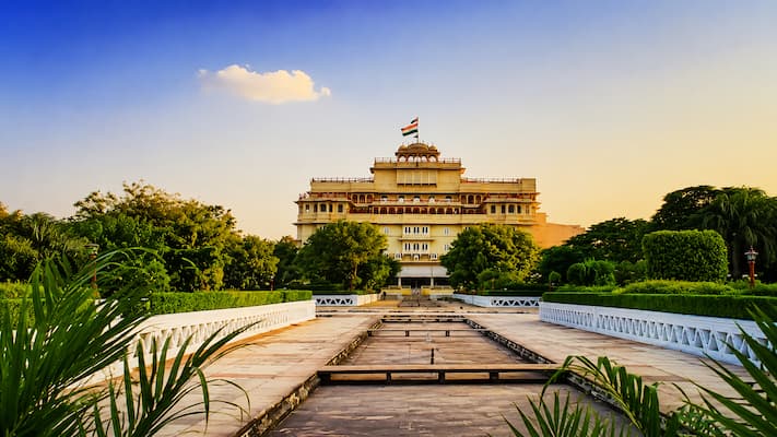 City Palace, still home to Jaipur's royal family, blending Rajput and Mughal design