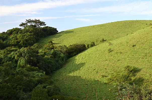 Muslim couple enjoying the valley view from Raja's Seat garden in Madikeri, Coorg