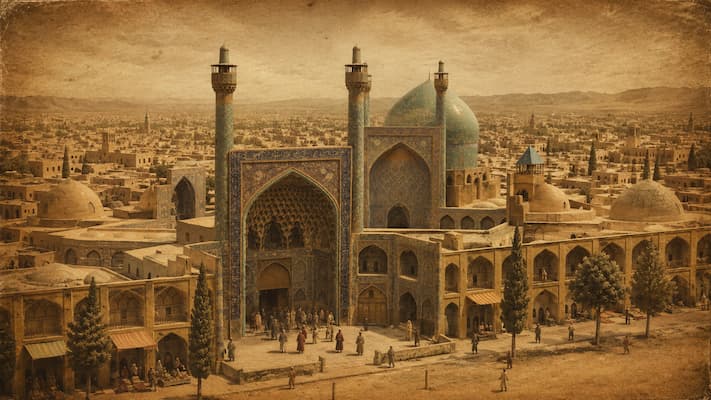 Isfahan, Iran, one of Persia's great spiritual and educational centers of Sufi culture